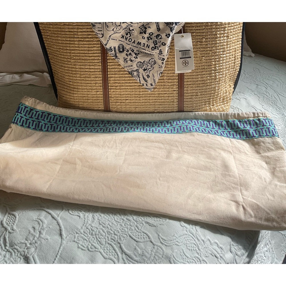 Tory Burch Perry Straw Oversized Tote
